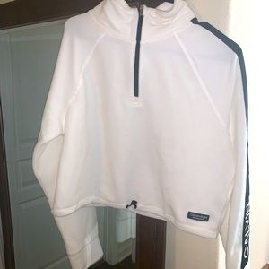 Calvin Klein Fleece crop top